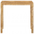 Stolik barowy, 112x55x108, lite drewno mango