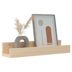 Półki ścienne, 2 szt., 50x12x9 cm, drewno sosnowe