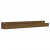 Półki ścienne, 2 szt., miodowy brąz, 80x12x9 cm, drewno sosnowe
