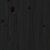 Półki ścienne, 2 szt., czarne, 110x12x9 cm, drewno sosnowe