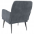 Fotel, ciemnoszary, 62x79x79 cm, obity aksamitem