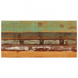 Stolik barowy, 112x55x108, lite drewno odzyskane