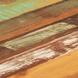 Stolik barowy, 112x55x108, lite drewno odzyskane