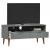 Szafka pod telewizor, szara, 106x40x49 cm, lite drewno sosnowe