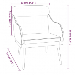 Fotel, jasnoszary, 63x76x80 cm, obity aksamitem