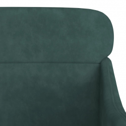 Fotel, ciemnozielony, 63x76x80 cm, obity aksamitem