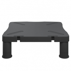 Podstawka pod monitor, czarna, 33,5x34x10,5 cm