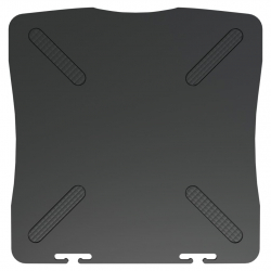 Podstawka pod monitor, czarna, 33,5x34x10,5 cm