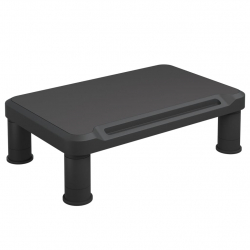 Podstawka pod monitor, czarna, 38x24x10,5 cm