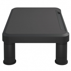 Podstawka pod monitor, czarna, 38x24x10,5 cm