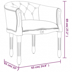 Krzesło stołowe, obite tkaniną