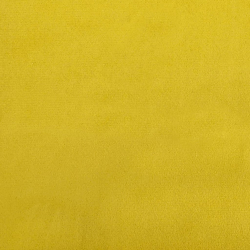 Ławka, żółty, 108x79x79 cm, tapicerowana aksamitem