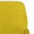 Ławka, żółty, 108x79x79 cm, tapicerowana aksamitem