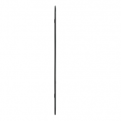 Lustro ścienne, czarne, 80x35 cm