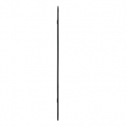 Lustro ścienne, czarne, 70x30 cm