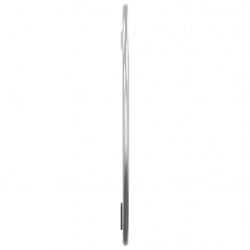 Lustro ścienne, srebrne, Ø 30 cm, okrągłe