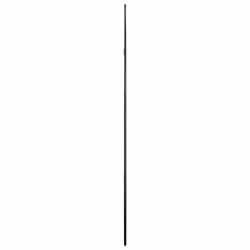 Lustro ścienne, czarne, 100x45 cm