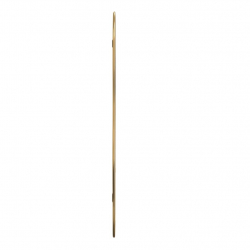 Lustro ścienne, złote, 70x30 cm