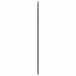 Lustro ścienne, czarne, 60x25 cm, owalne