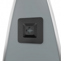 Lustro ścienne, srebrne, 40x15 cm