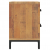 Szafki nocne, 2 szt., 36x30x45 cm, lite drewno sosnowe