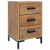 Szafki nocne, 2 szt., 36x30x54 cm, lite drewno sosnowe