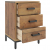 Szafki nocne, 2 szt., 36x30x54 cm, lite drewno sosnowe