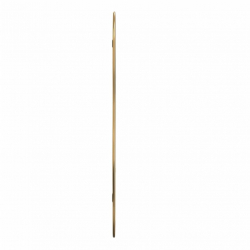 Lustro ścienne, złote, 60x25 cm