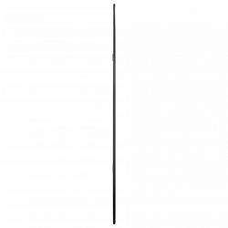 Lustro ścienne, czarne, 80x35 cm