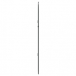 Lustro ścienne, czarne, 70x30 cm, owalne