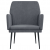 Fotel, ciemnoszary, 62x79x79 cm, obity aksamitem