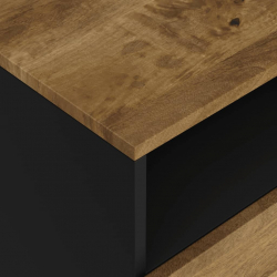 Szafka nocna, 50x33x62 cm, lite drewno mango