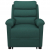 Fotel ułatwiający wstawanie, ciemnozielony, obity tkaniną