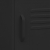 Szafka nocna, czarna, 35x35x51 cm, stalowa
