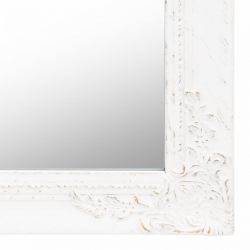 Lustro wolnostojące, białe, 50x200 cm