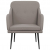 Fotel, kolor taupe, 63x76x80 cm, obity tkaniną