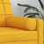 Poduszki ozdobne, 2 szt., jasnożółty, Ø15x50 cm, tkanina