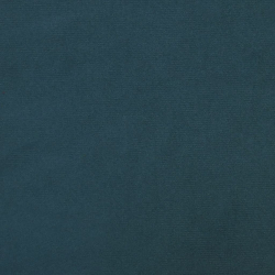 Ławka, niebieska, 110x76x80 cm, obita aksamitem