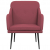 Fotel, winna czerwień, 63x76x80 cm, obity tkaniną