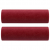 Poduszki ozdobne, 2 szt., czerwień winna, Ø15x50 cm, aksamit