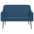 Ławka, niebieska, 110x76x80 cm, obita tkaniną
