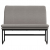 Ławka, taupe, 100x75x76 cm, obita tkaniną