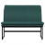 Ławka, ciemnozielona, 100x75x76 cm, obita tkaniną