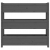 Donica, szara, 112x25x104,5 cm, lite drewno sosnowe