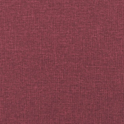 Ławka, winna czerwień, 100x75x76 cm, obita tkaniną