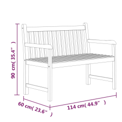 5-częściowy zestaw mebli ogrodowych, lite drewno tekowe