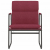 Krzesło wypoczynkowe, winna czerwień, 55x64x80 cm, tkanina