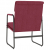 Krzesło wypoczynkowe, winna czerwień, 55x64x80 cm, tkanina