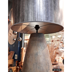 Lampa ceramiczna betonowa Podłogowa XL Beżowa
