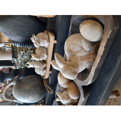 Zając betonowy Rustykalny dekoracja 10cm